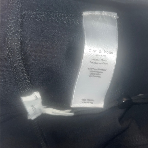 Rag & Bone Black Sunday Ankle-Zip Leggings Size Small NWT - Picture 11 of 11